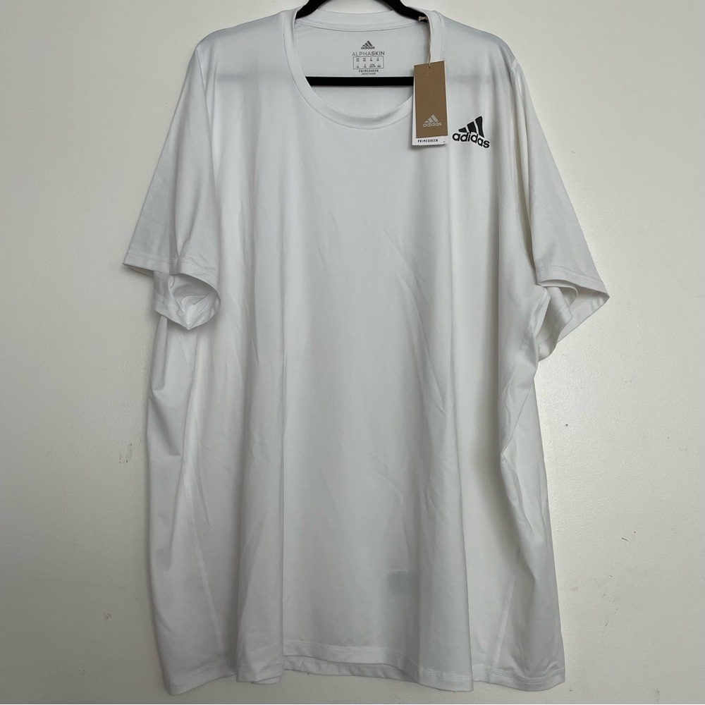 adidas Men's Alphaskin Sport Fitted Tee Size 4XL